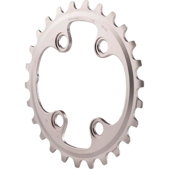 Звезда передняя для велосипеда SHIMANO DEORE для FC-M530, 26T, серебристого цвета Y1GY26000